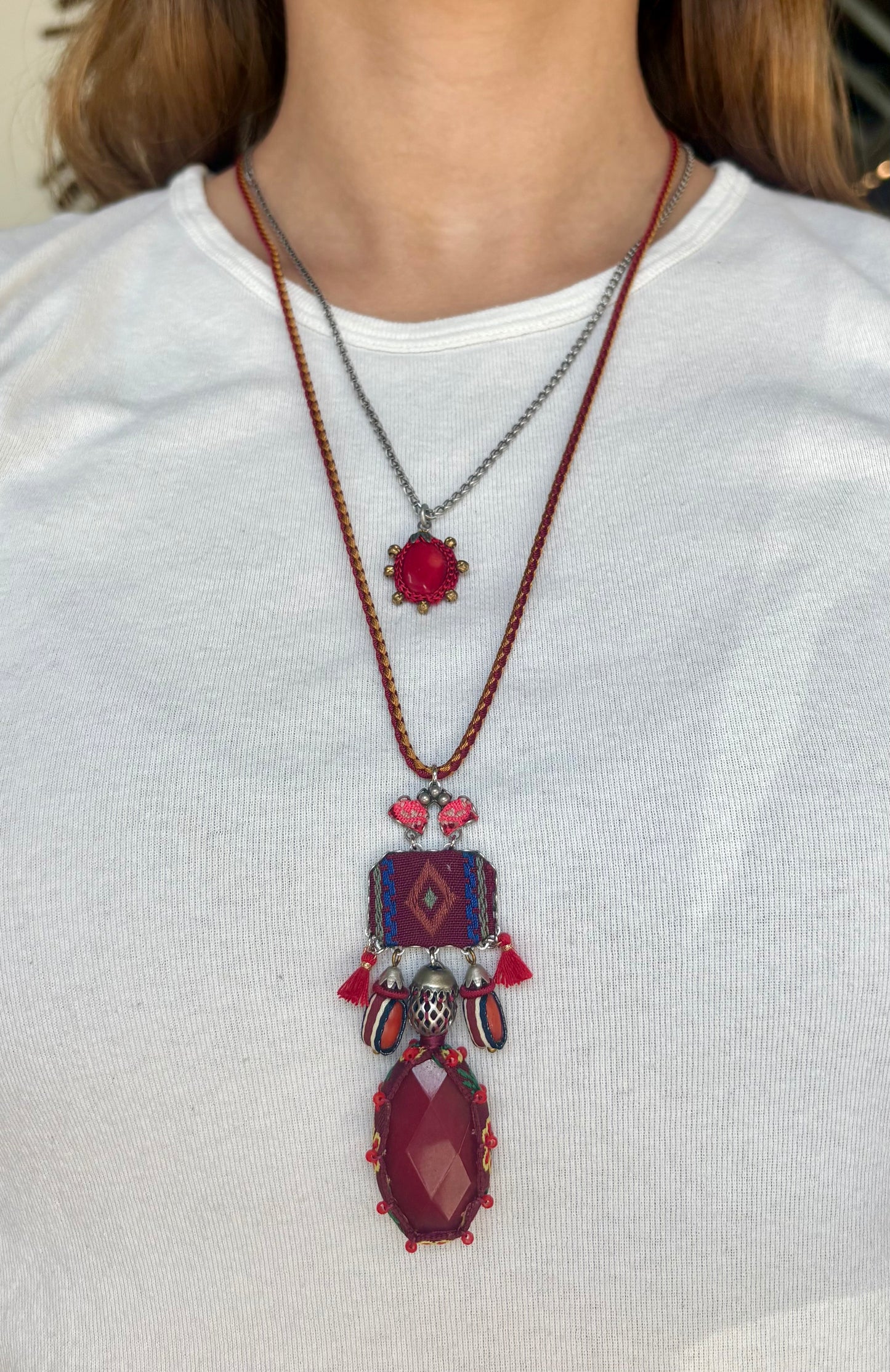 Crimson Fire Necklace