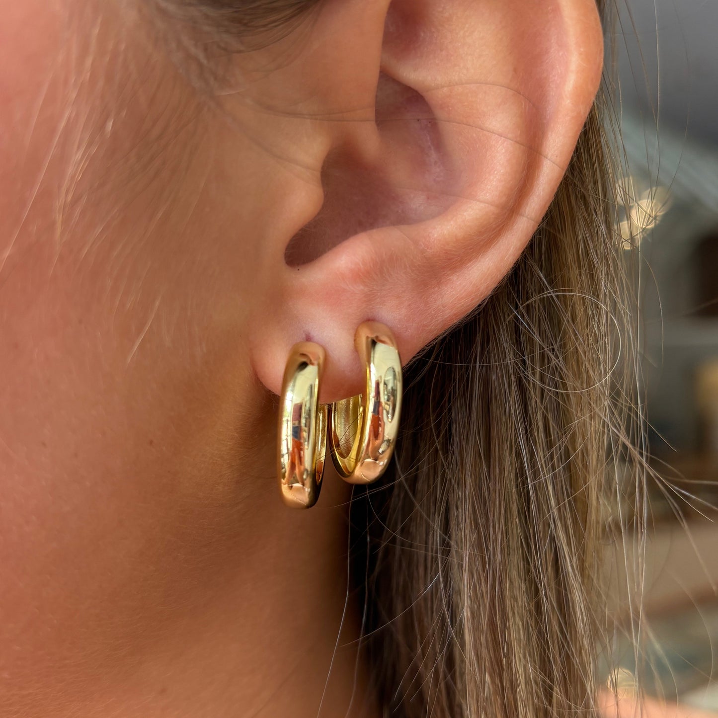 Gold Hoop Earrings