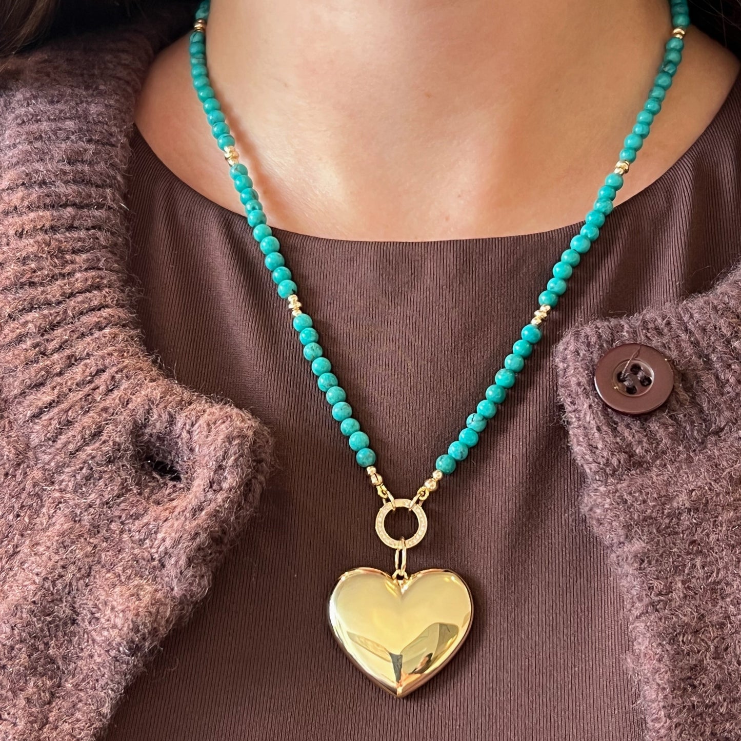 Yellow Gold Heart Pendant