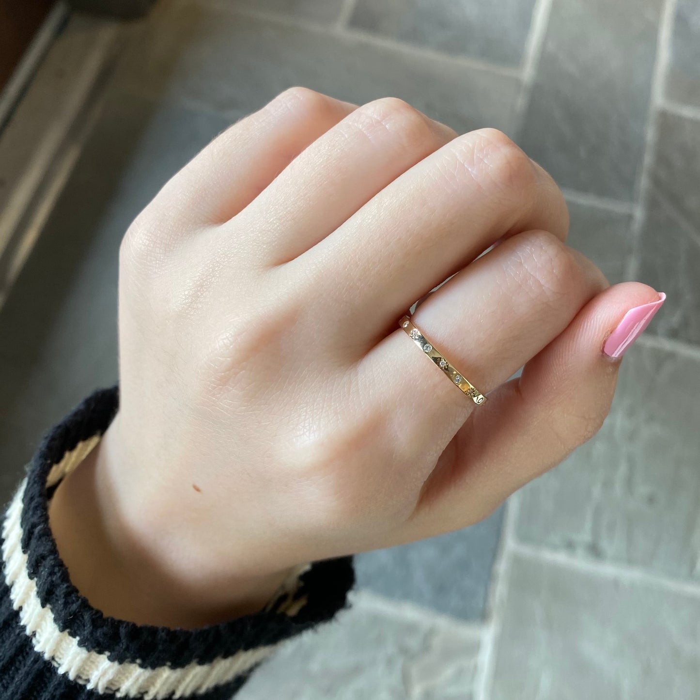 .12 ctw Diamond Celestial Inlay Ring