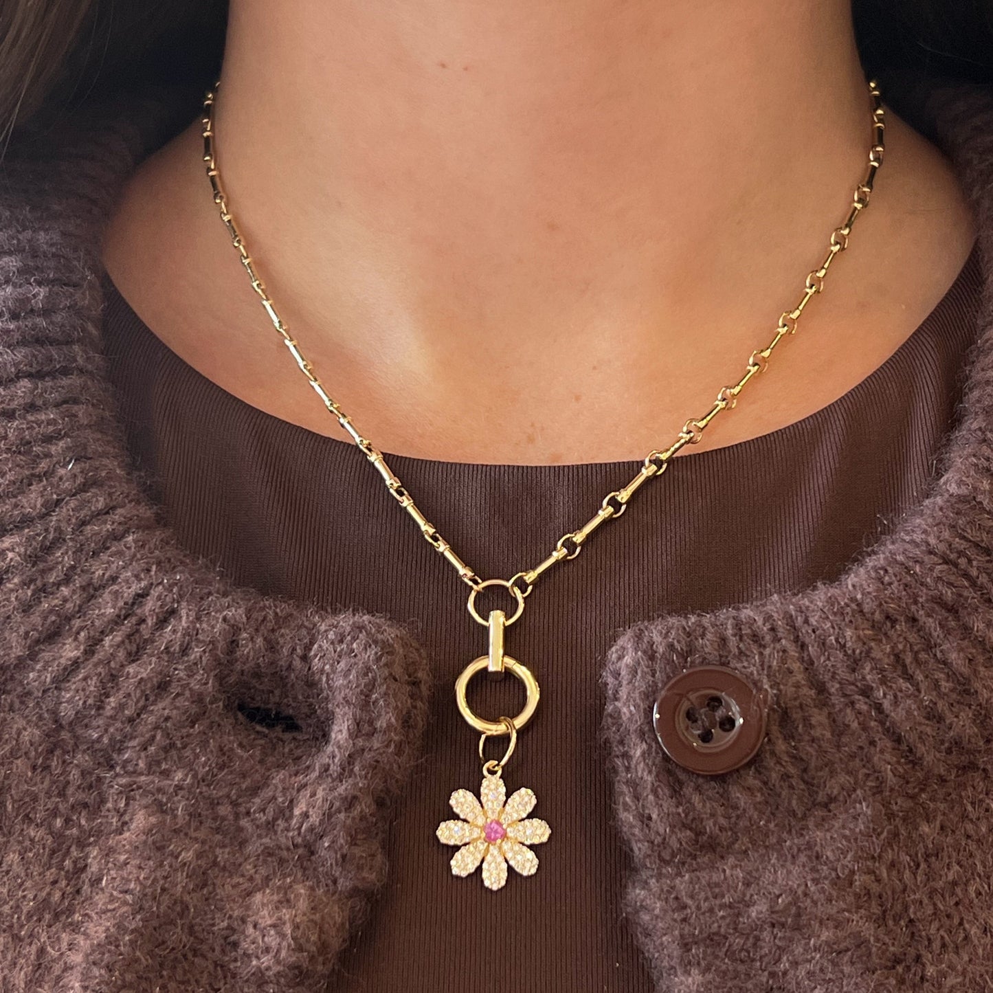 Gold Chain with Enhancer