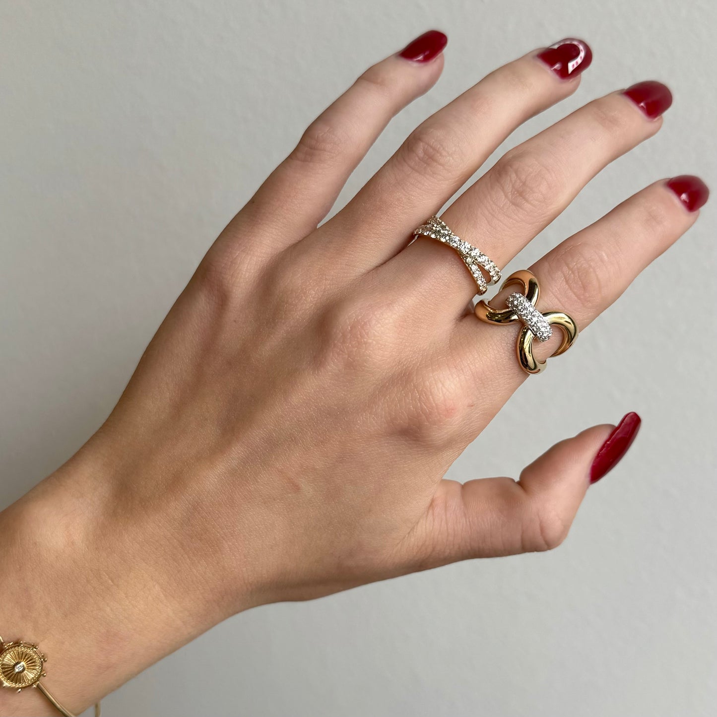 Diamond Overlap Ring