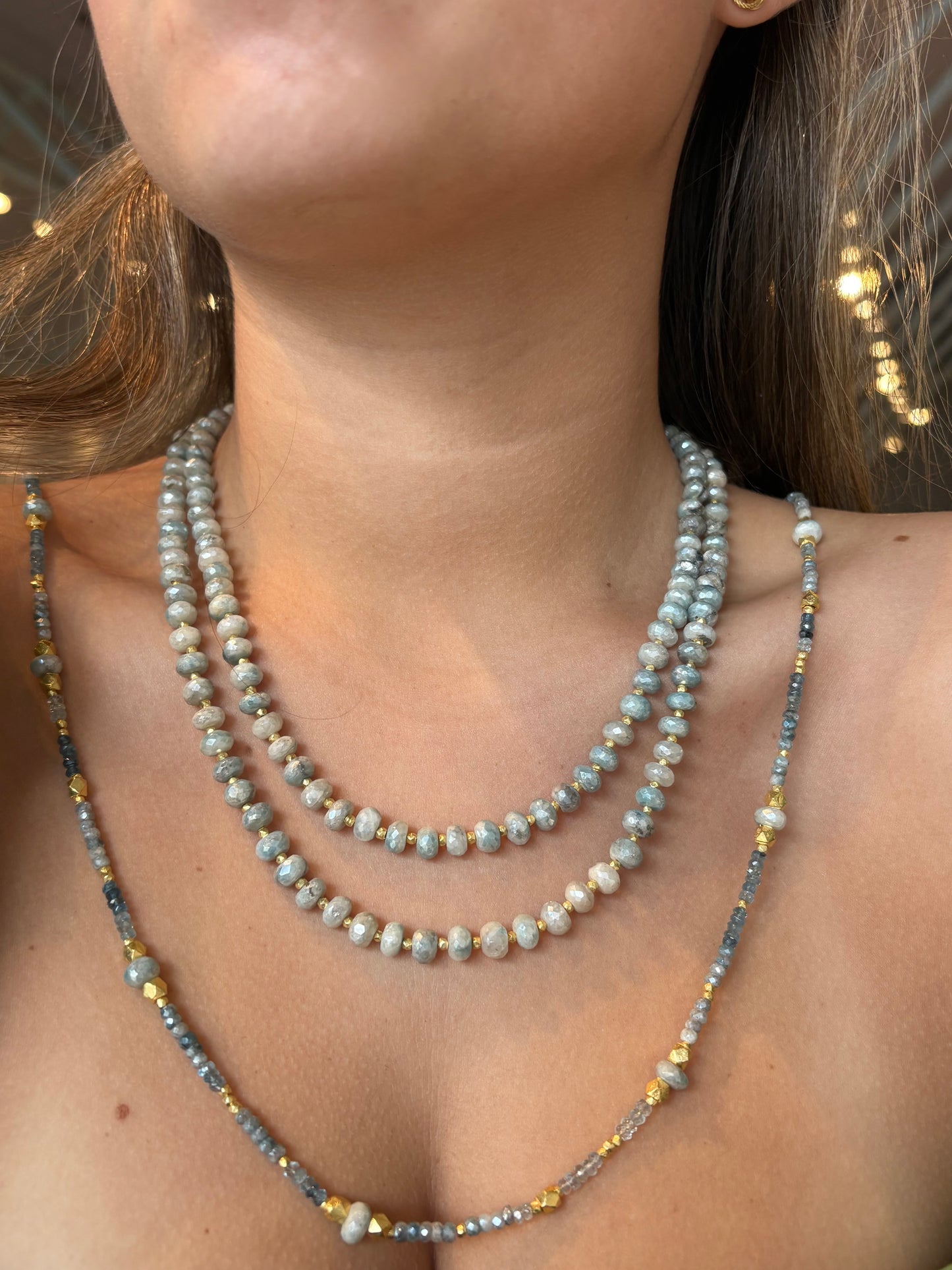 Blue Silverite Vermeil Necklace