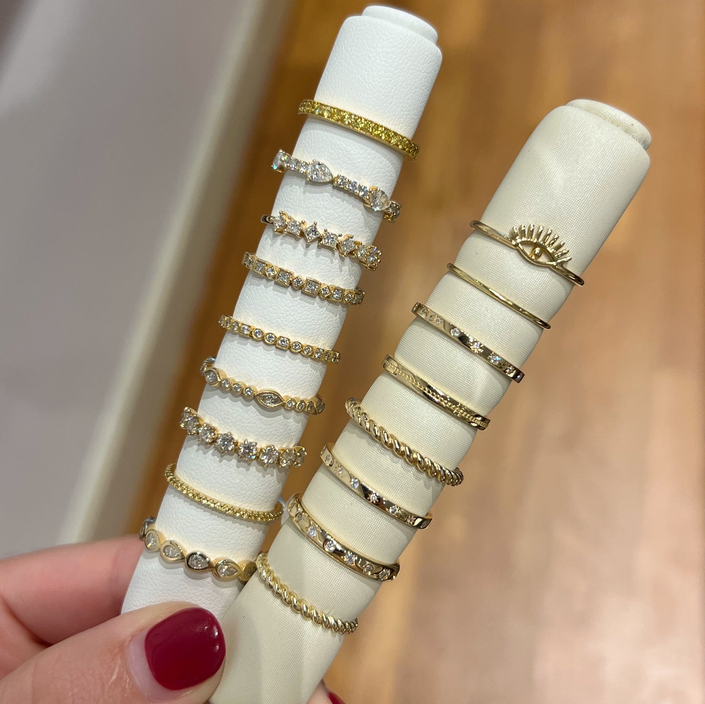 Diamond Pear Eternity Ring