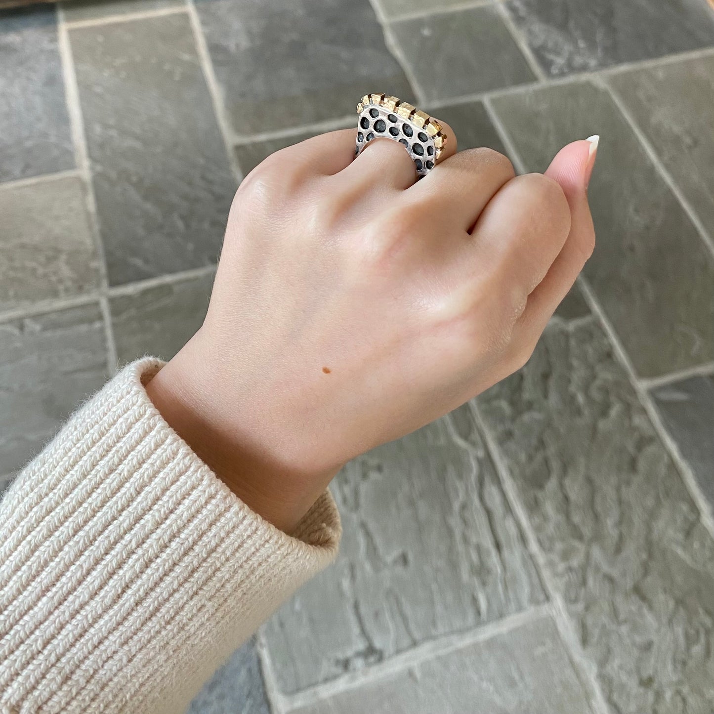 Geometric Shape Ring