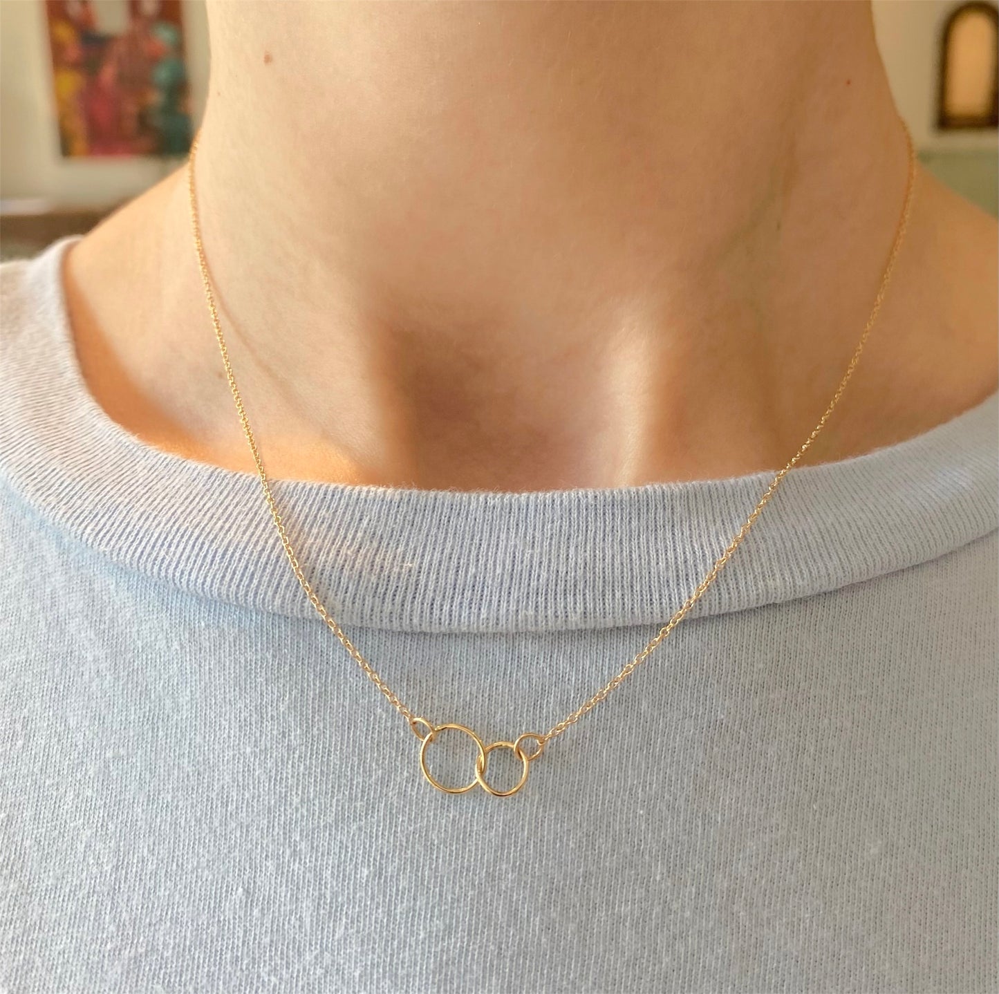 Interlocking Circle Necklace
