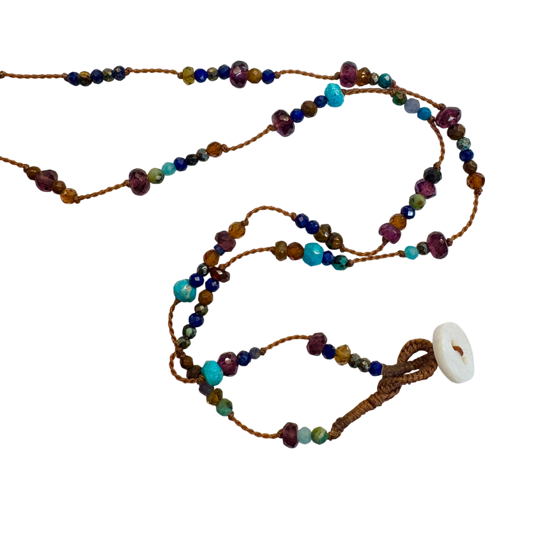 Multi Gemstone Beaded Necklace