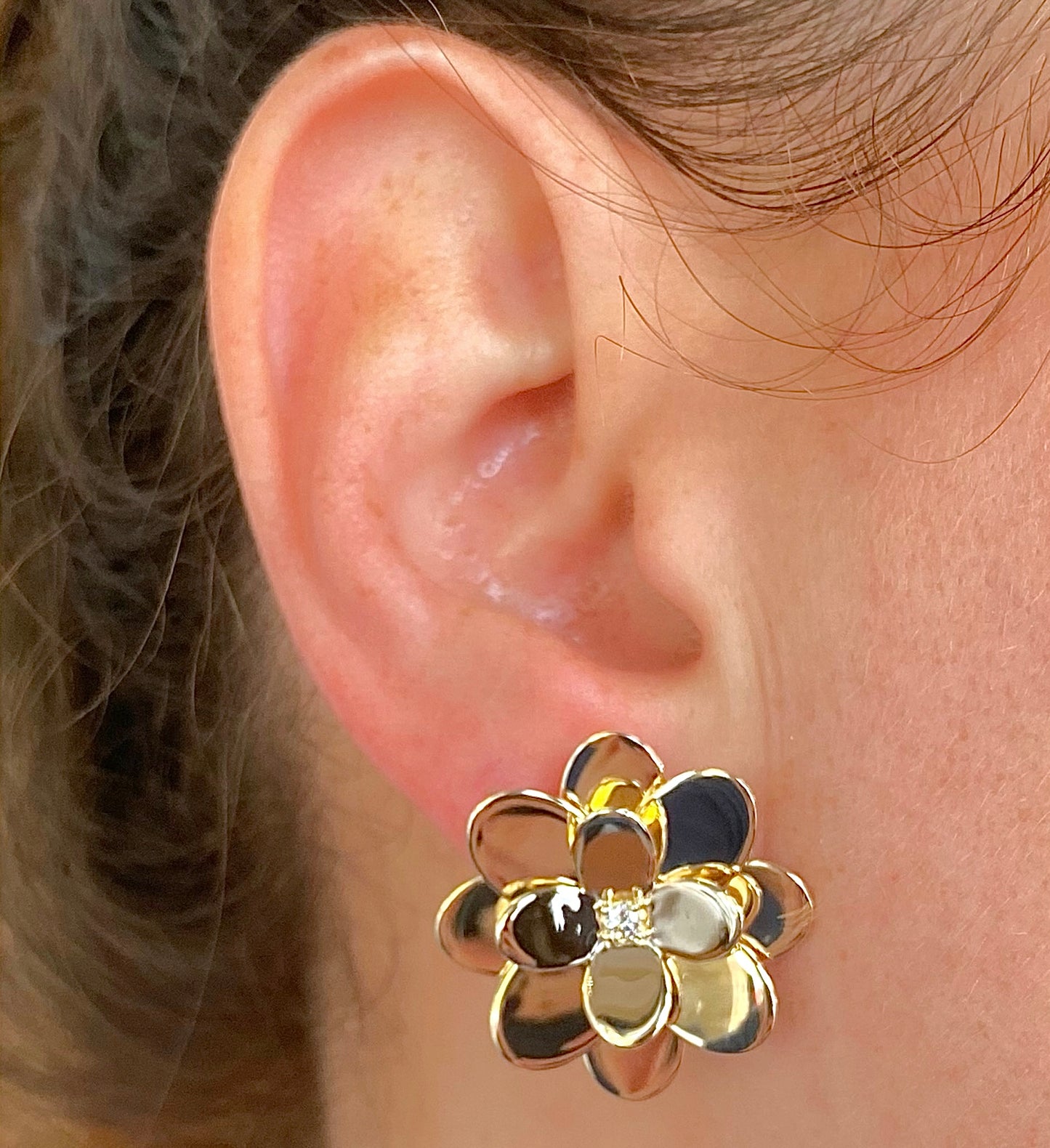 Flower Statement Earrings