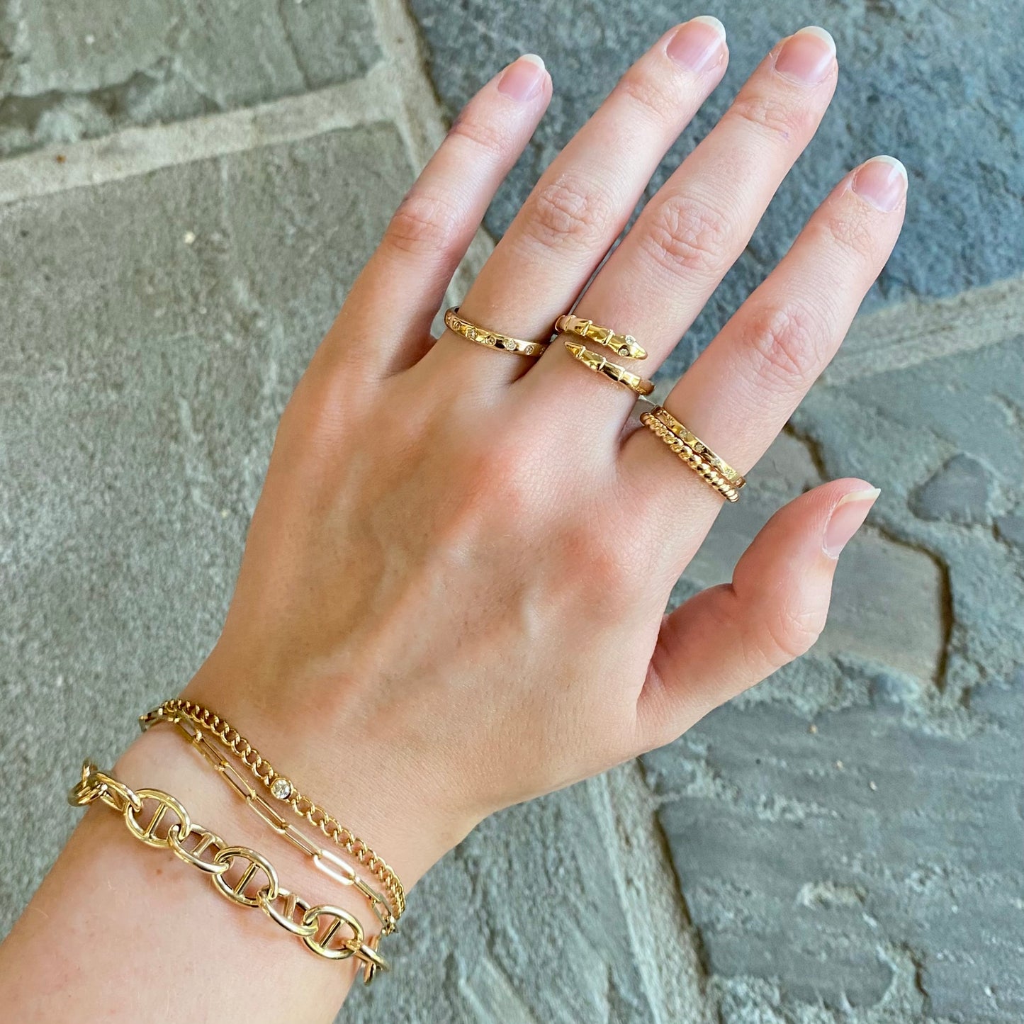 7" Paperclip Chain Bracelet