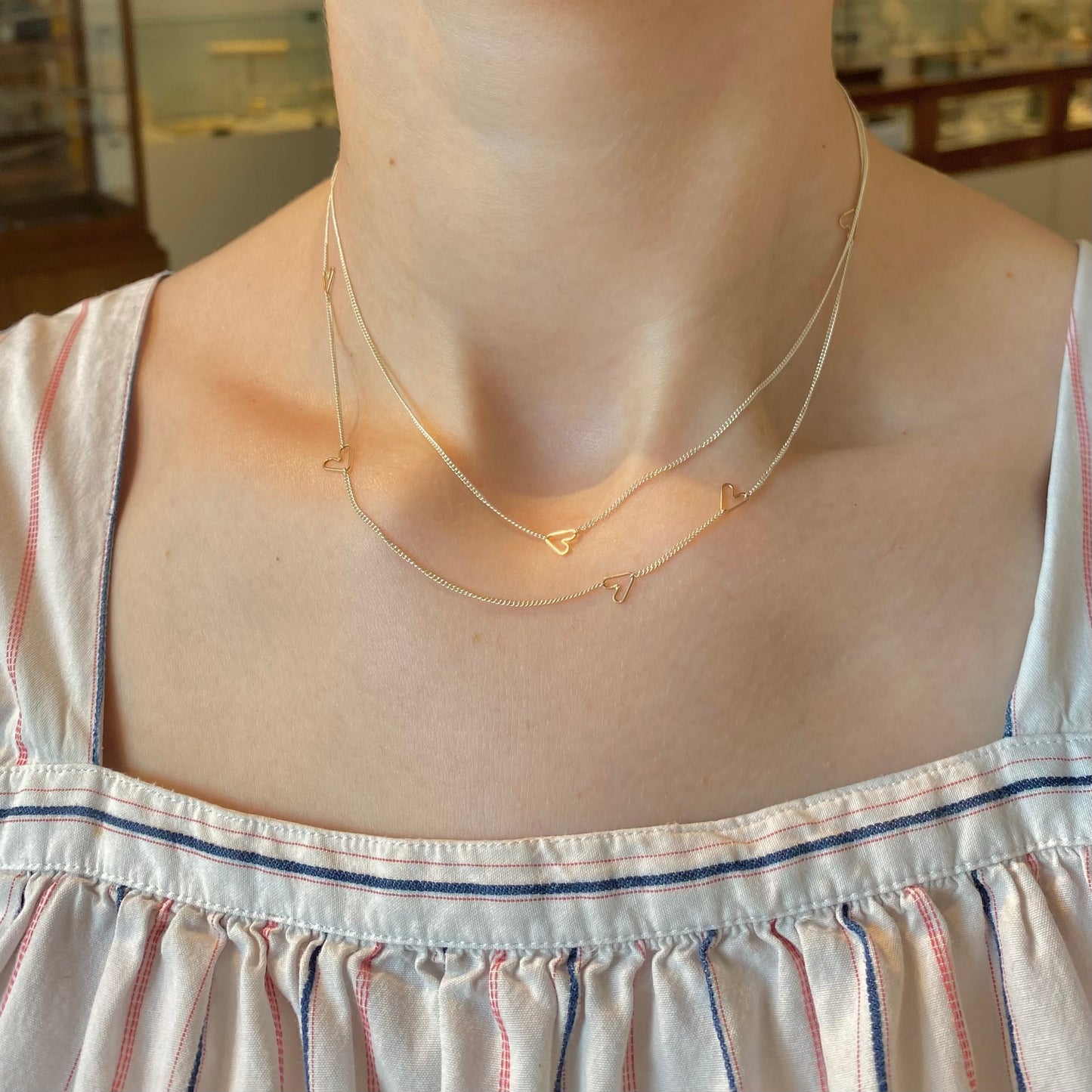 Mini Moving Heart Necklace