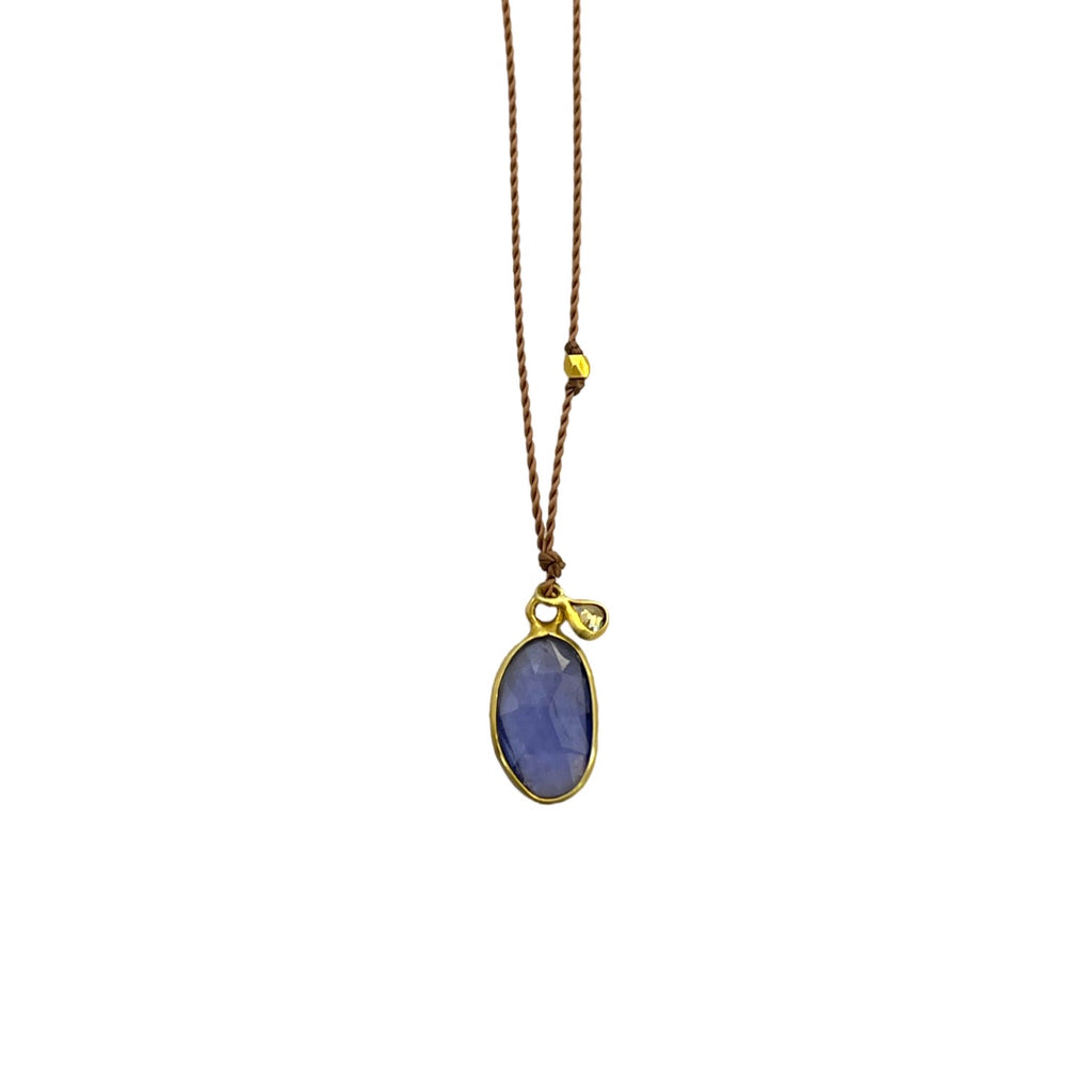 Tanzanite & Diamond Necklace