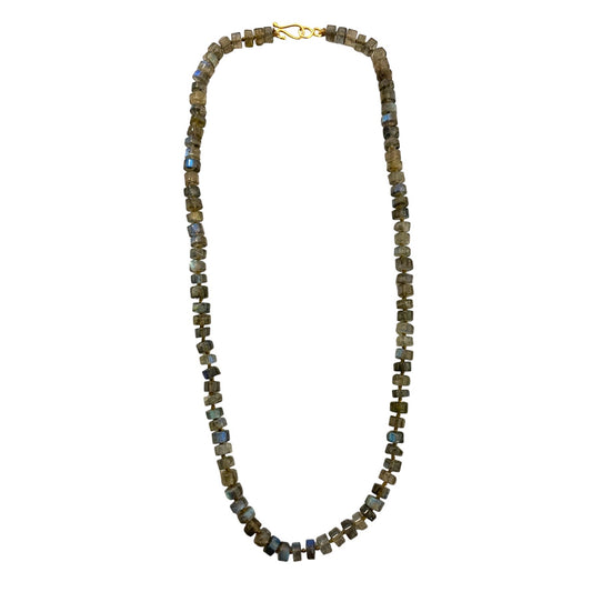 Knotted Labradorite Necklace