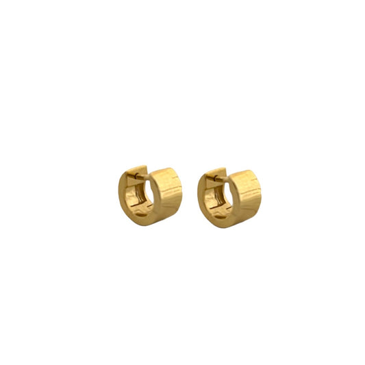 Micro Flat Huggie Earrings