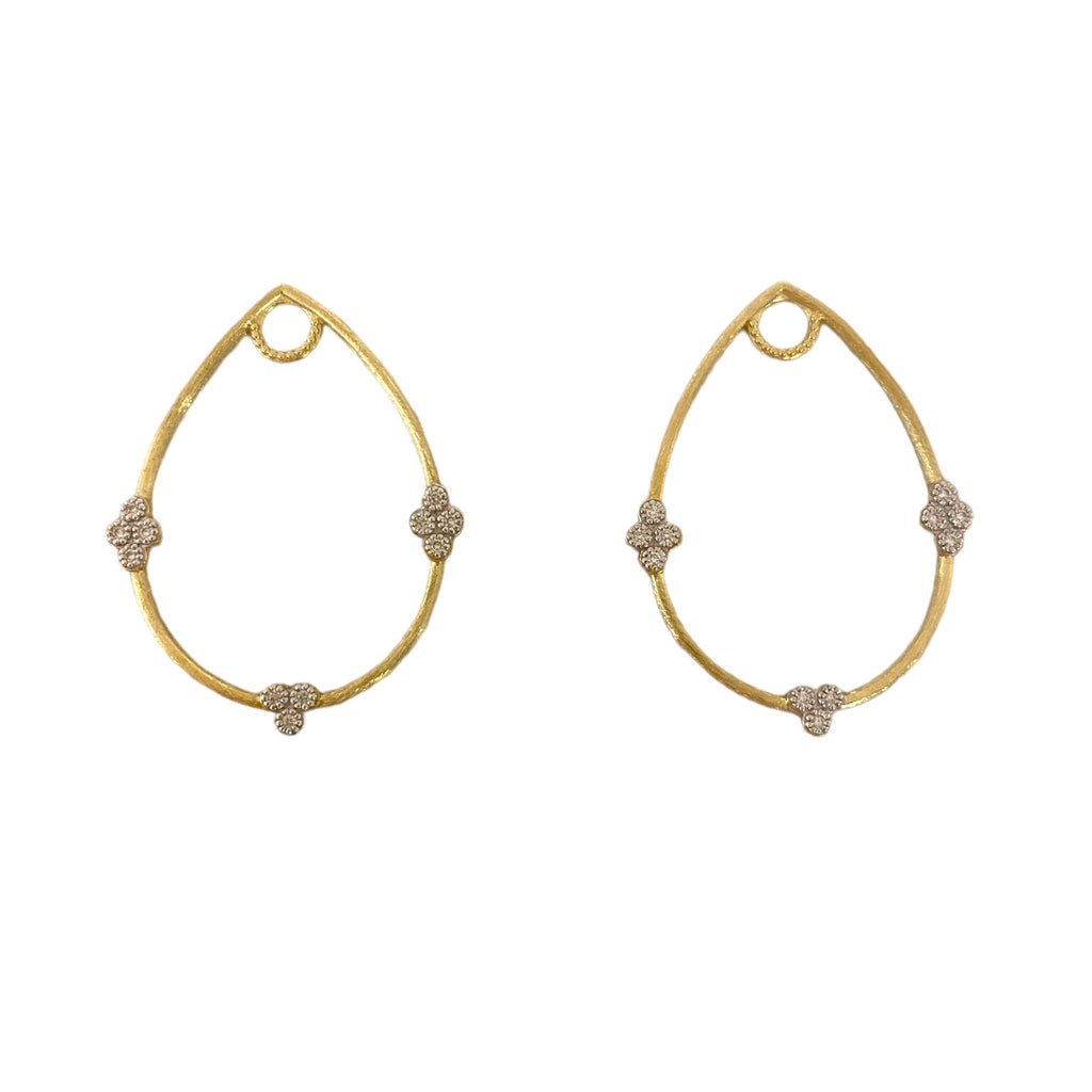Diamond Quad Earring Charm Framers
