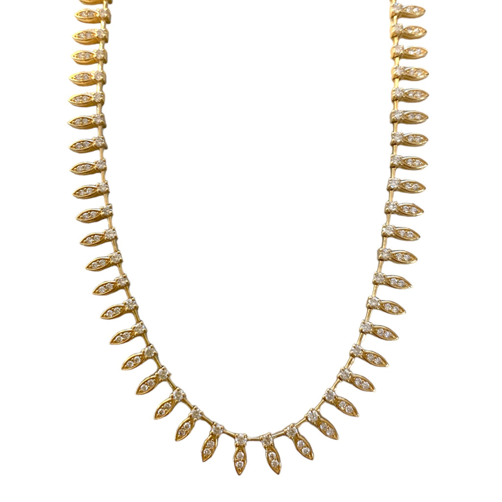Diamond Fringe Necklace