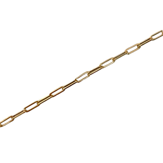 7" Paperclip Chain Bracelet
