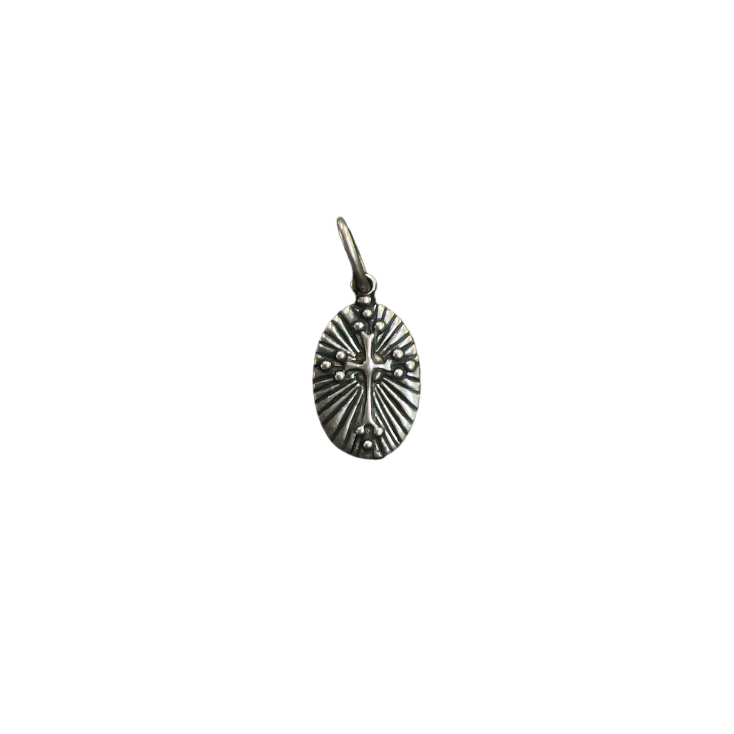 Oval Cross Pendant