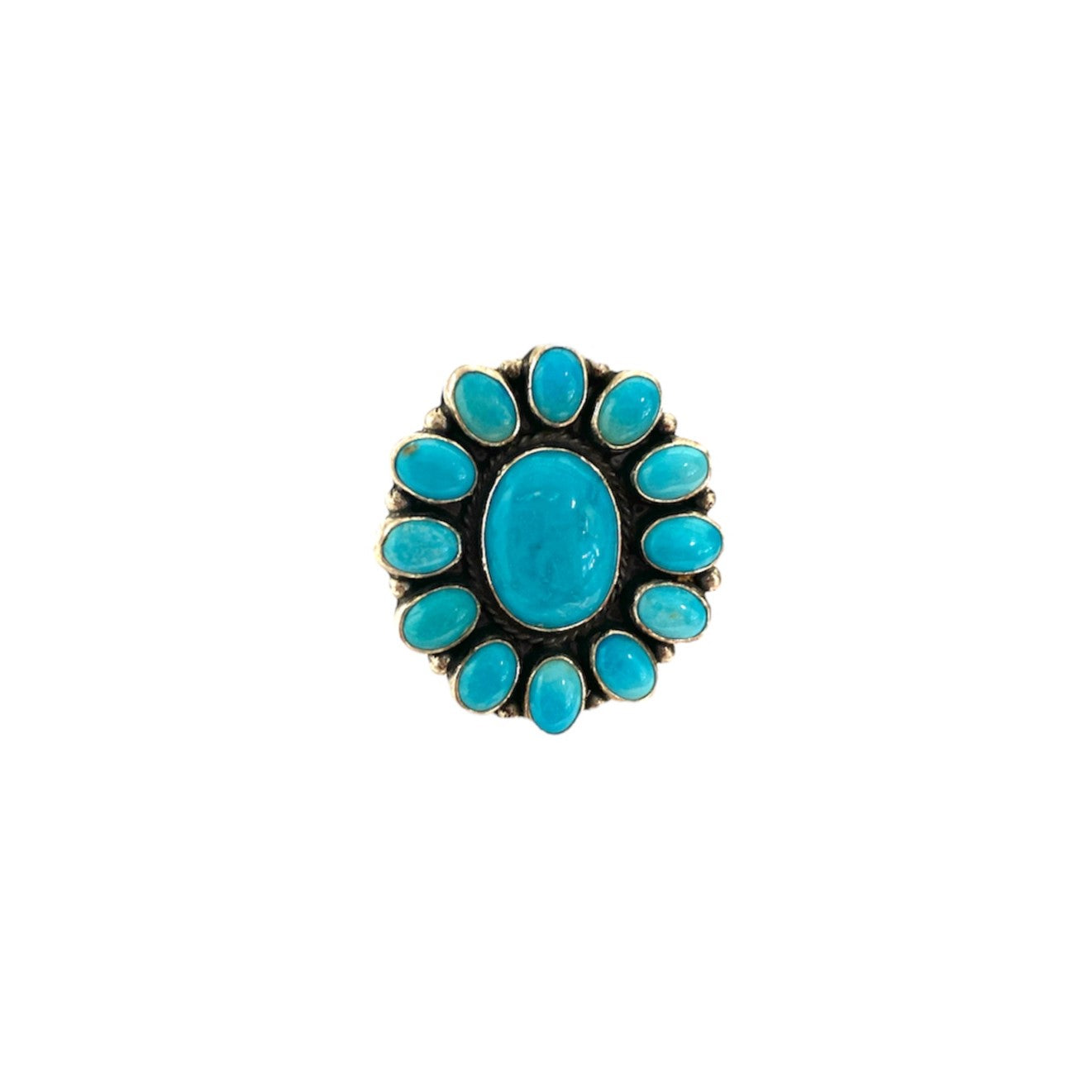 Turquoise Cluster Ring