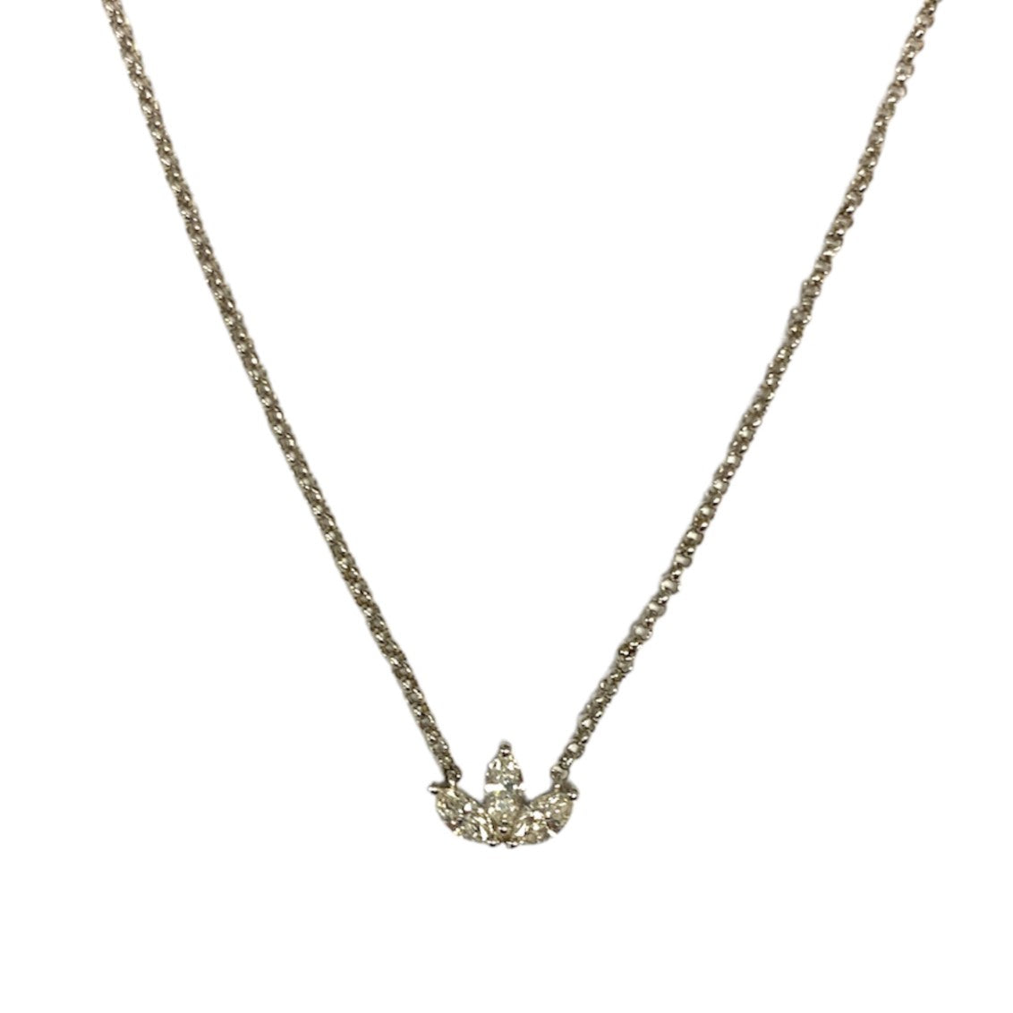Diamond Marquise Trio Necklace