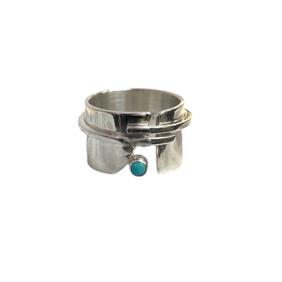 Mini Turquoise Silver Ring