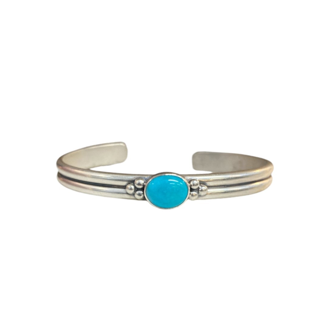 Turquoise Solitaire Cuff