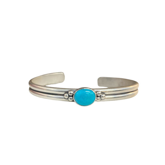 Turquoise Solitaire Cuff