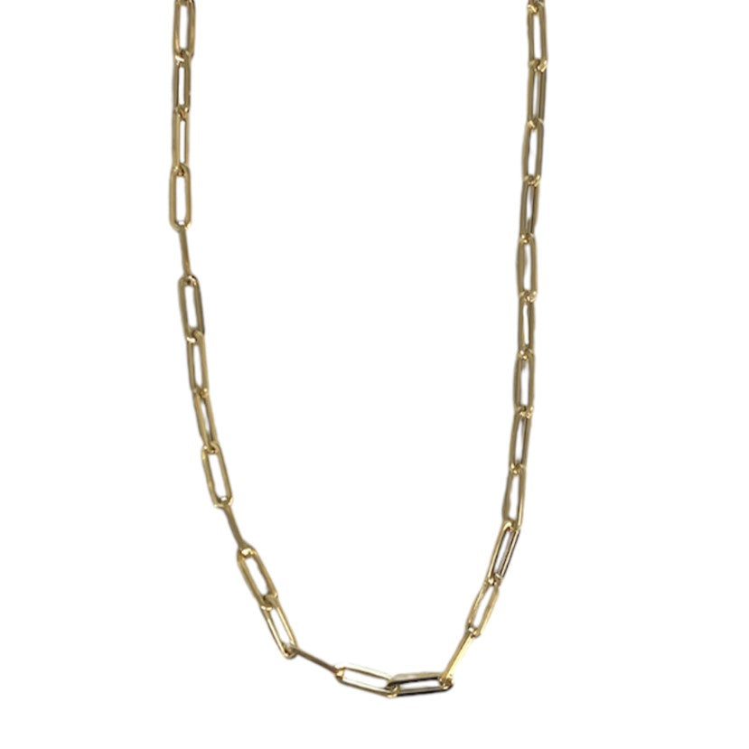 Adjustable Paperclip Chain Necklace