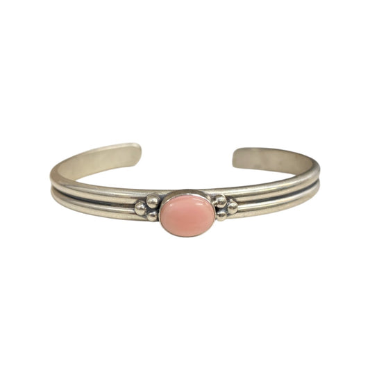 Coral Solitaire Cuff