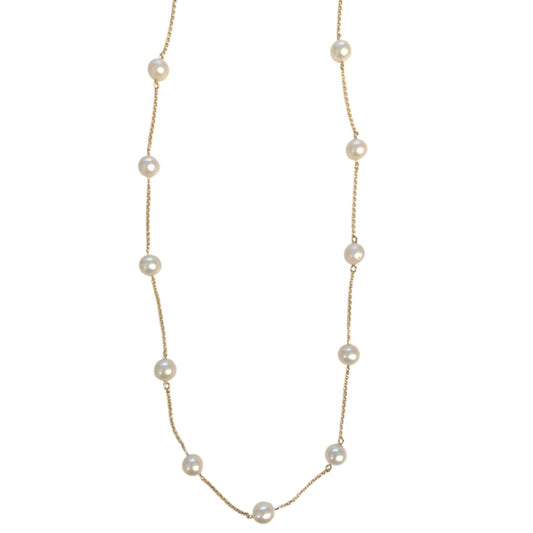 Pearl Station Necklace