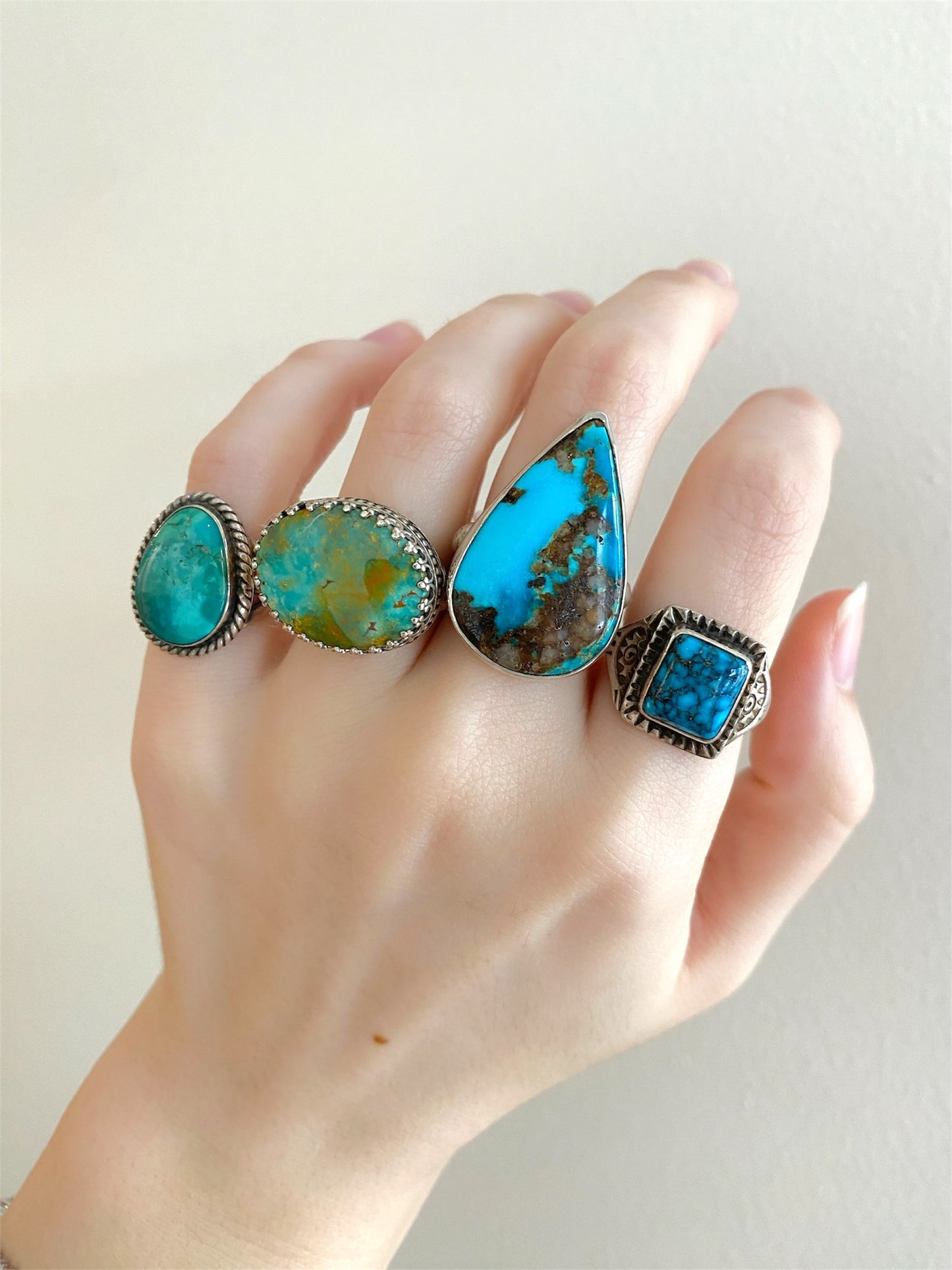 Vintage Turquoise Pinky Ring