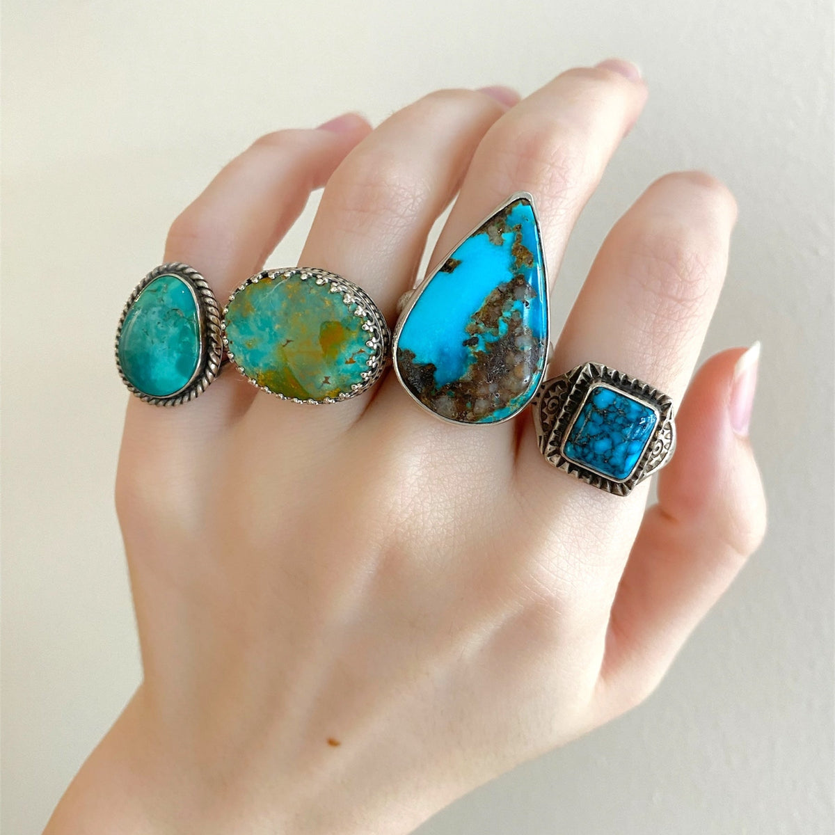 Vintage Turquoise Pinky Ring