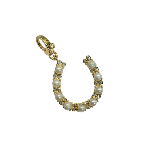 Lucky Horseshoe Charm with Pearls & Diamonds