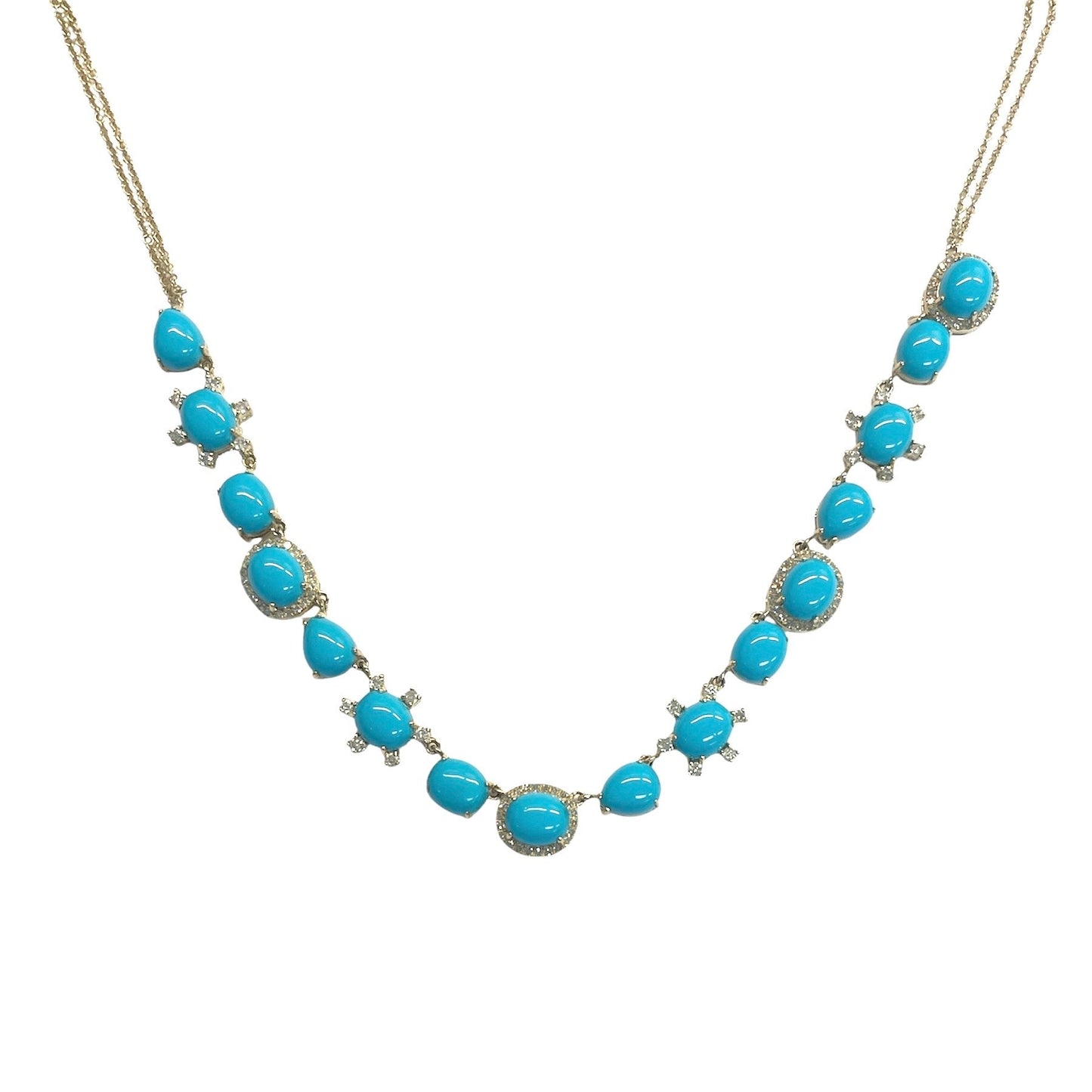 Diamond & Turquoise Necklace