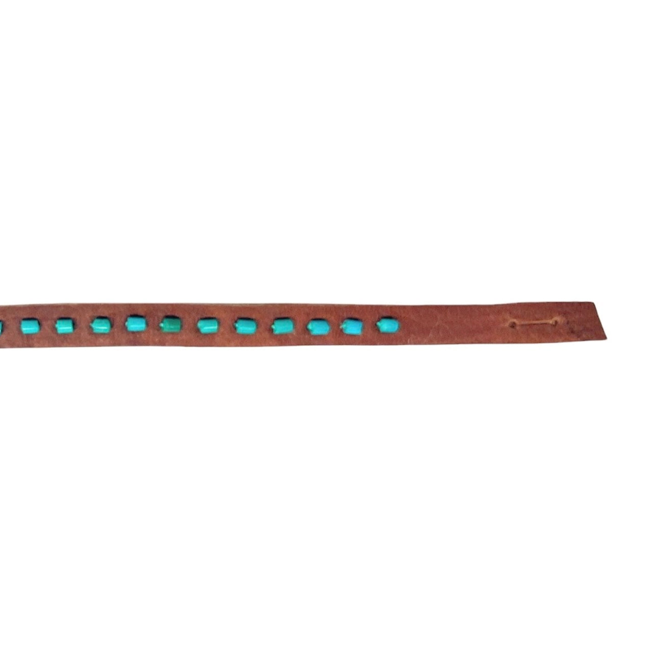 Turquoise Leather Bracelet