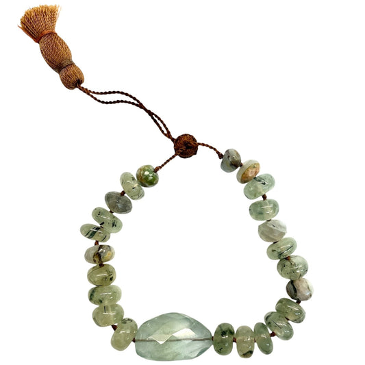Prehnite & Mix Gemstone Bracelet