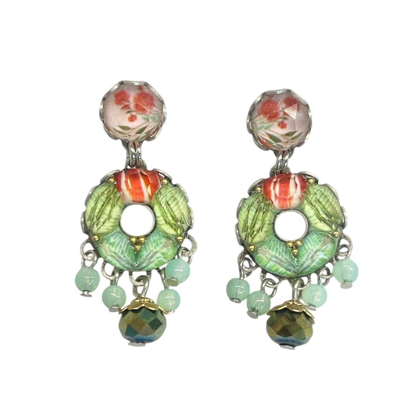 Small Flower Garden Earrings