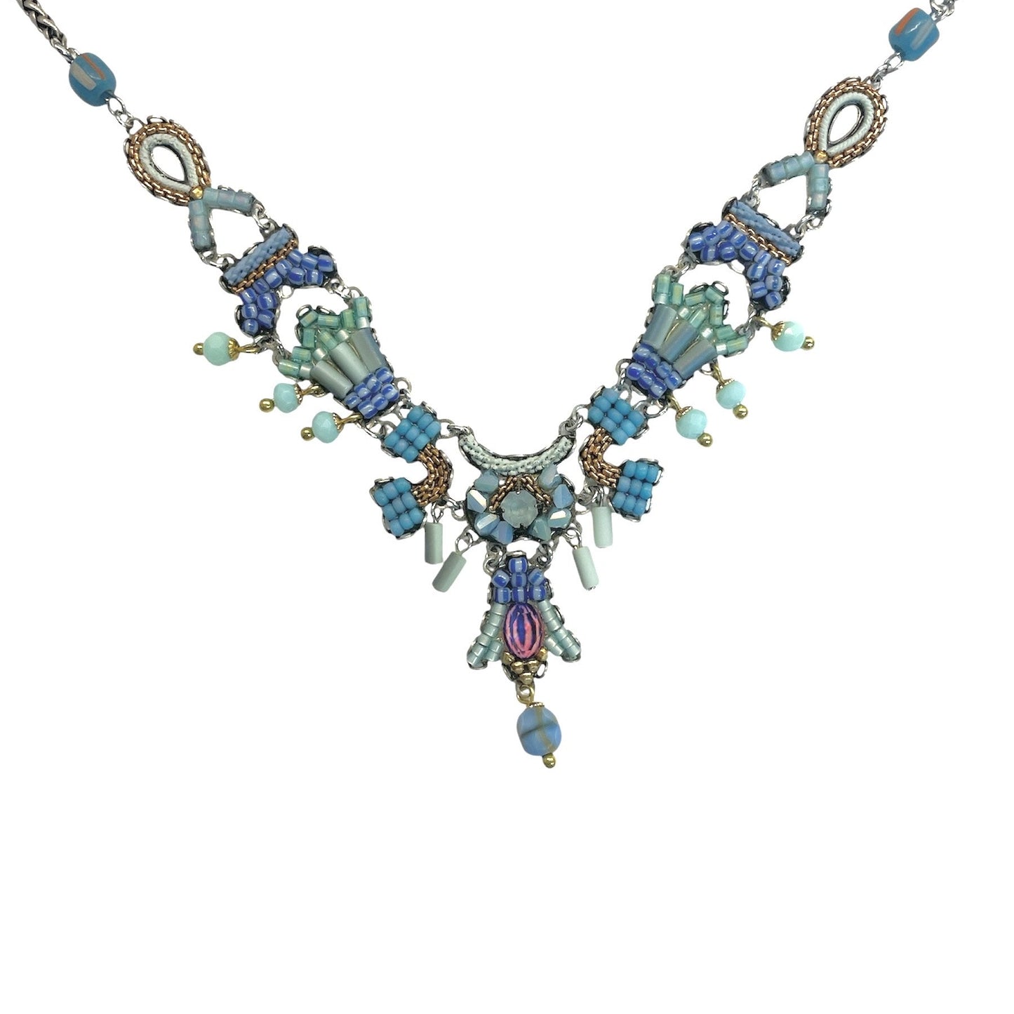 Medium Blue Bird Necklace