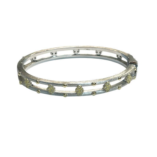 Mixed Metal Two Row Bracelet