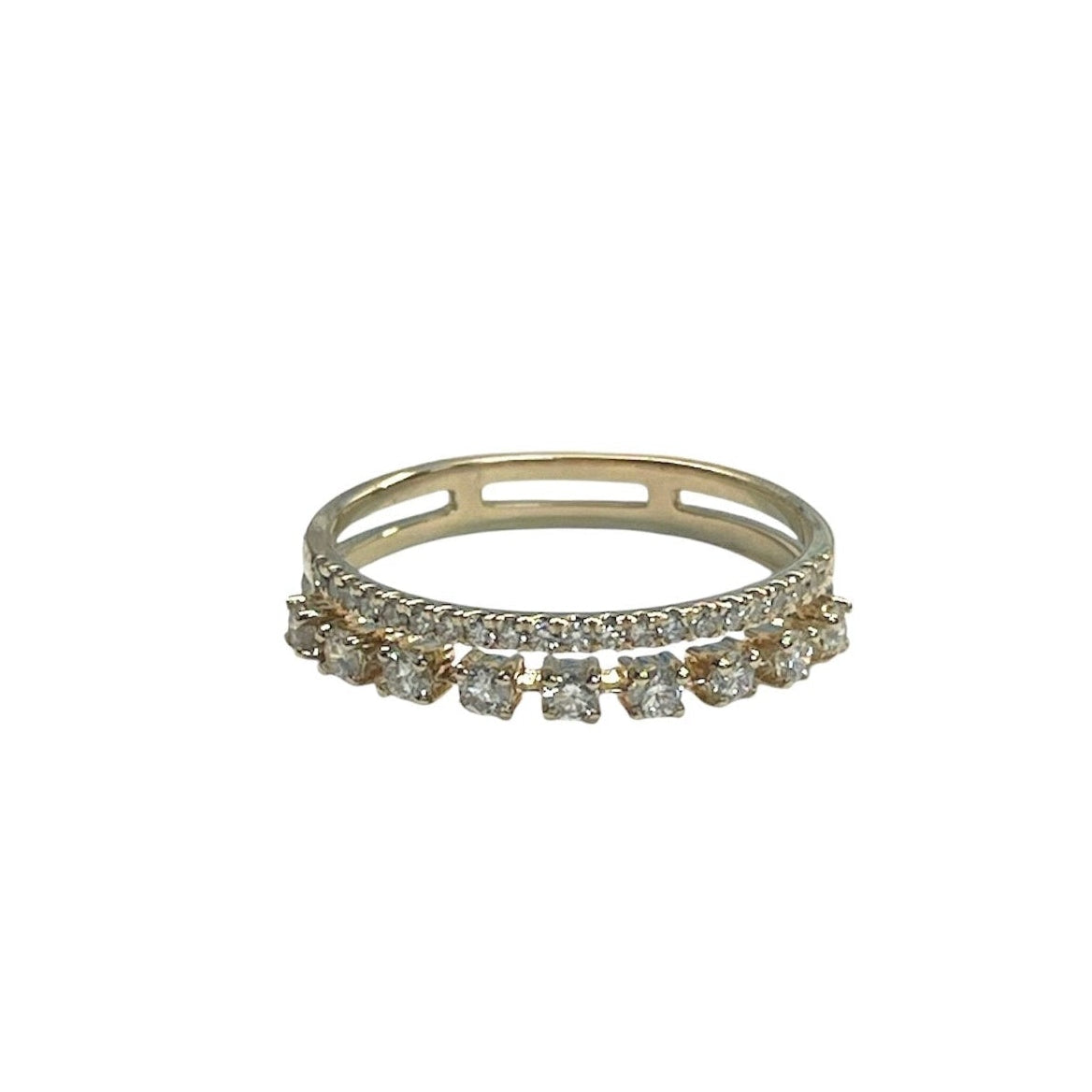 Double Diamond Ring