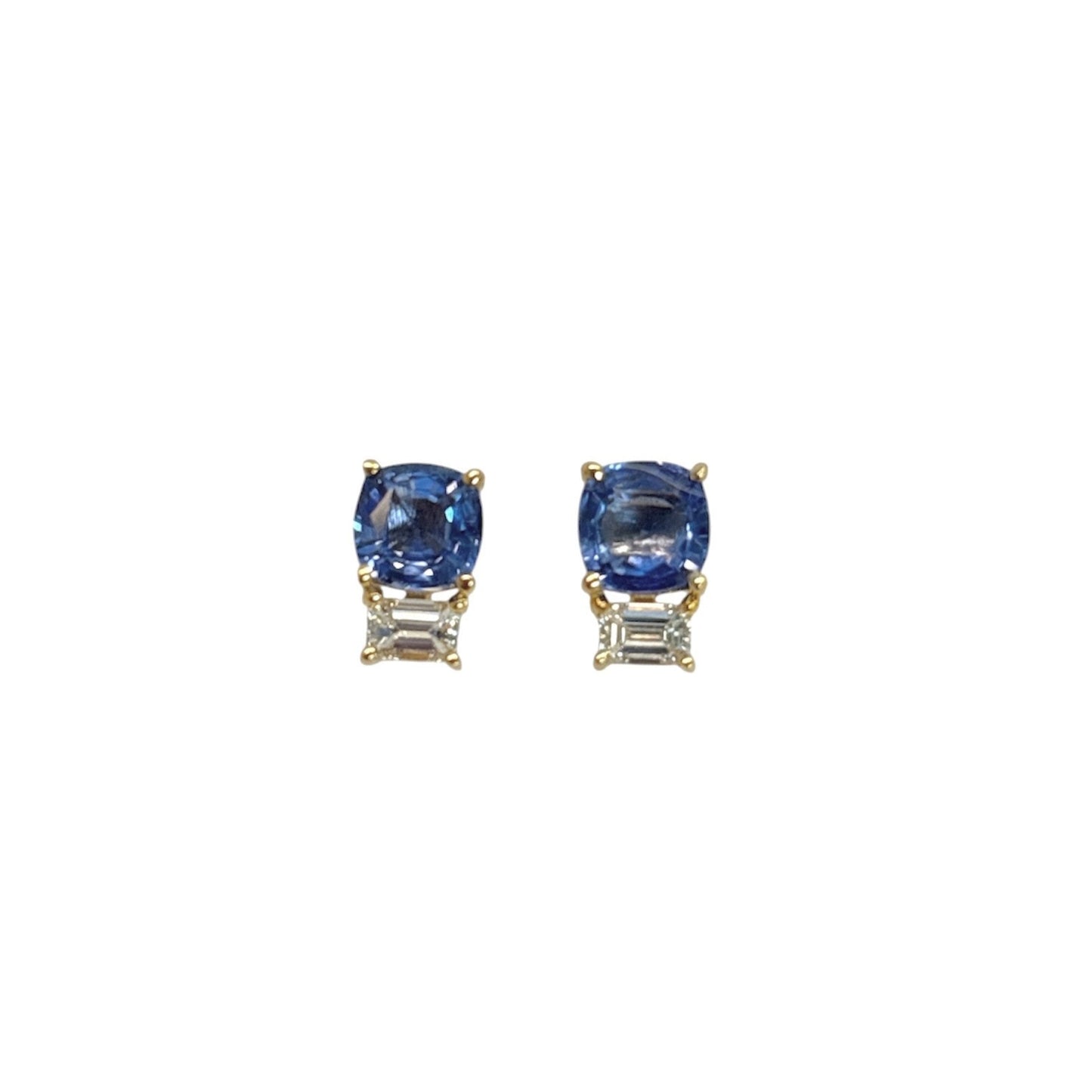 Diamond & Sapphire Earrings