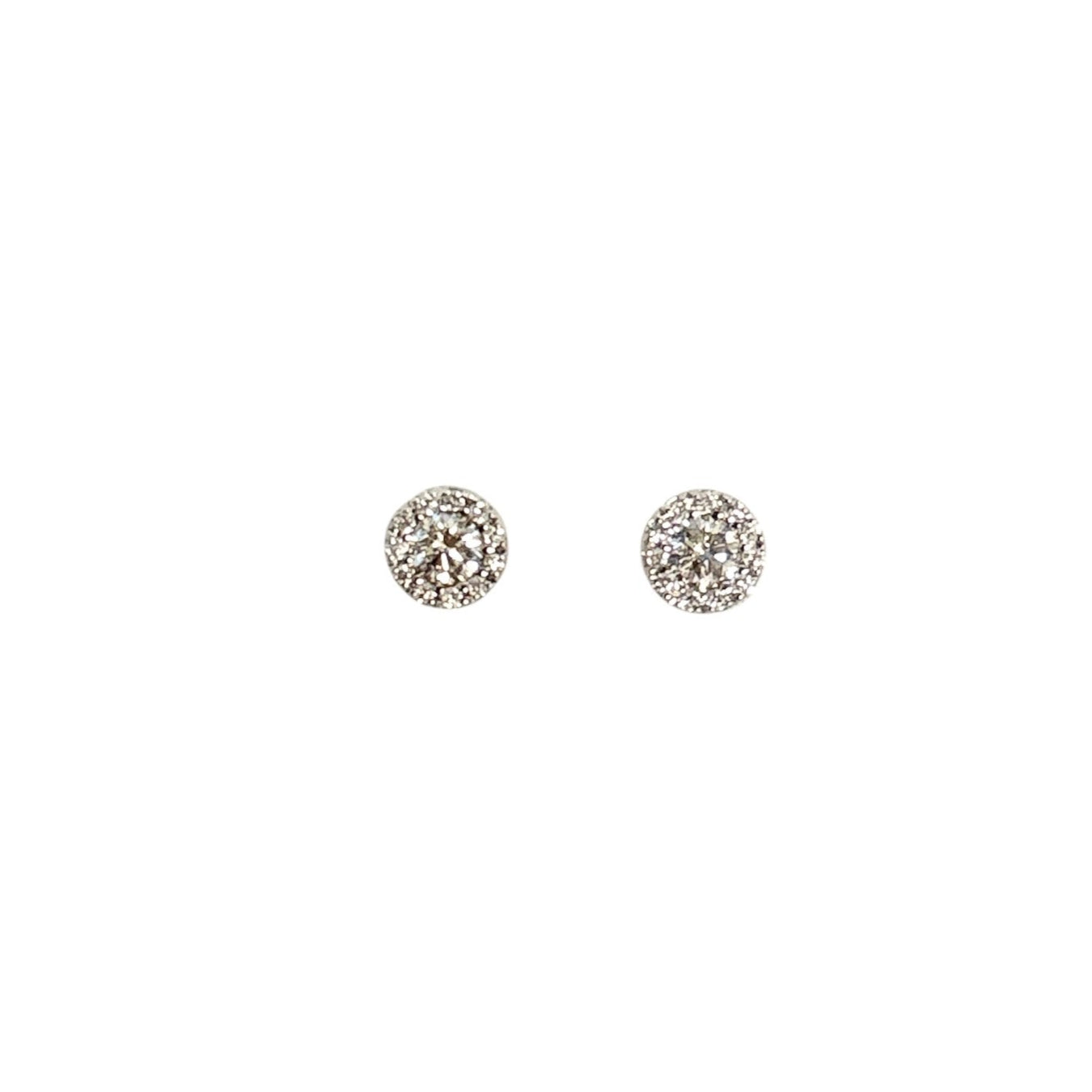 Pave Diamond Earrings