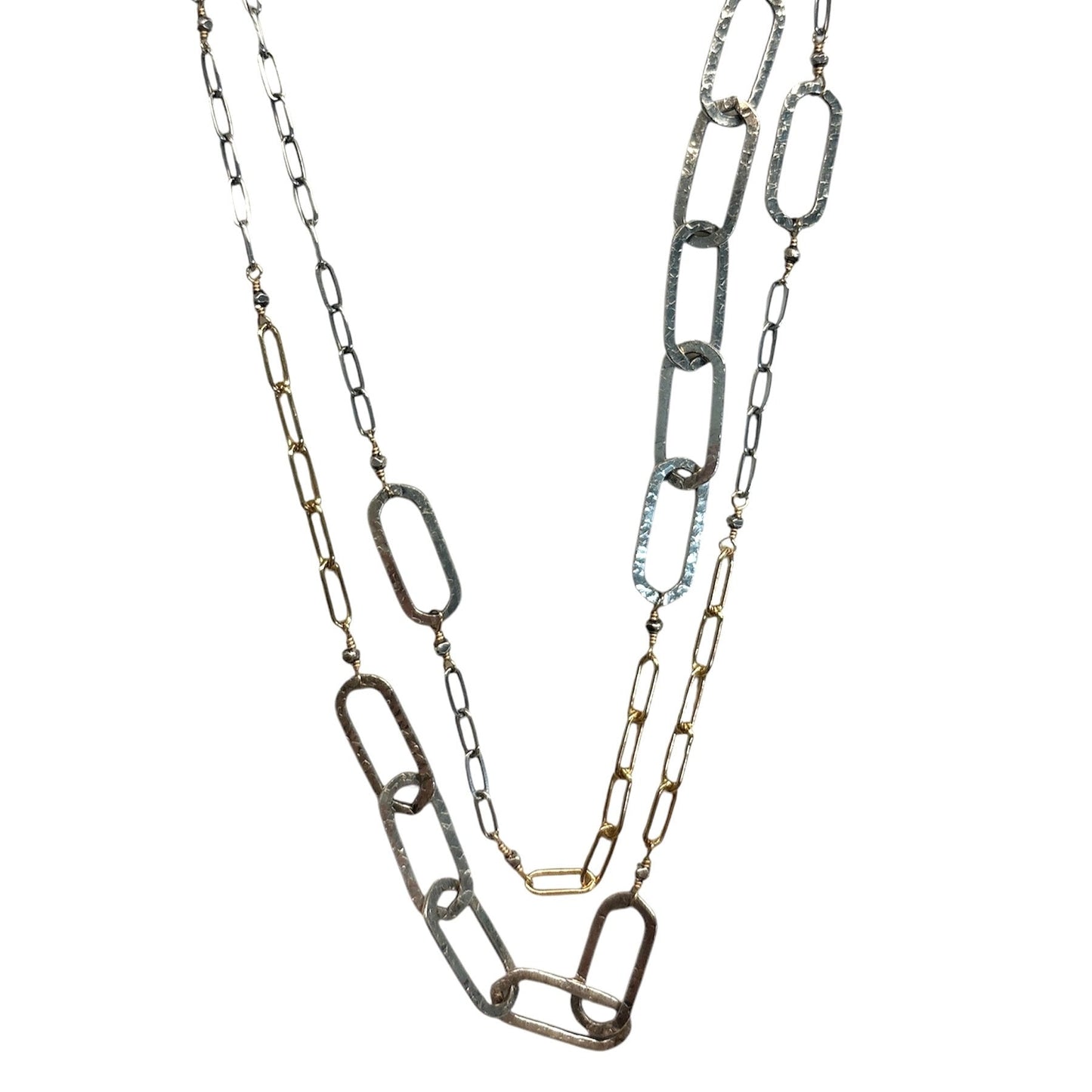 Long Two Tone Necklace