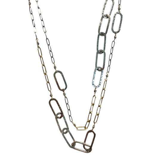Long Two Tone Necklace
