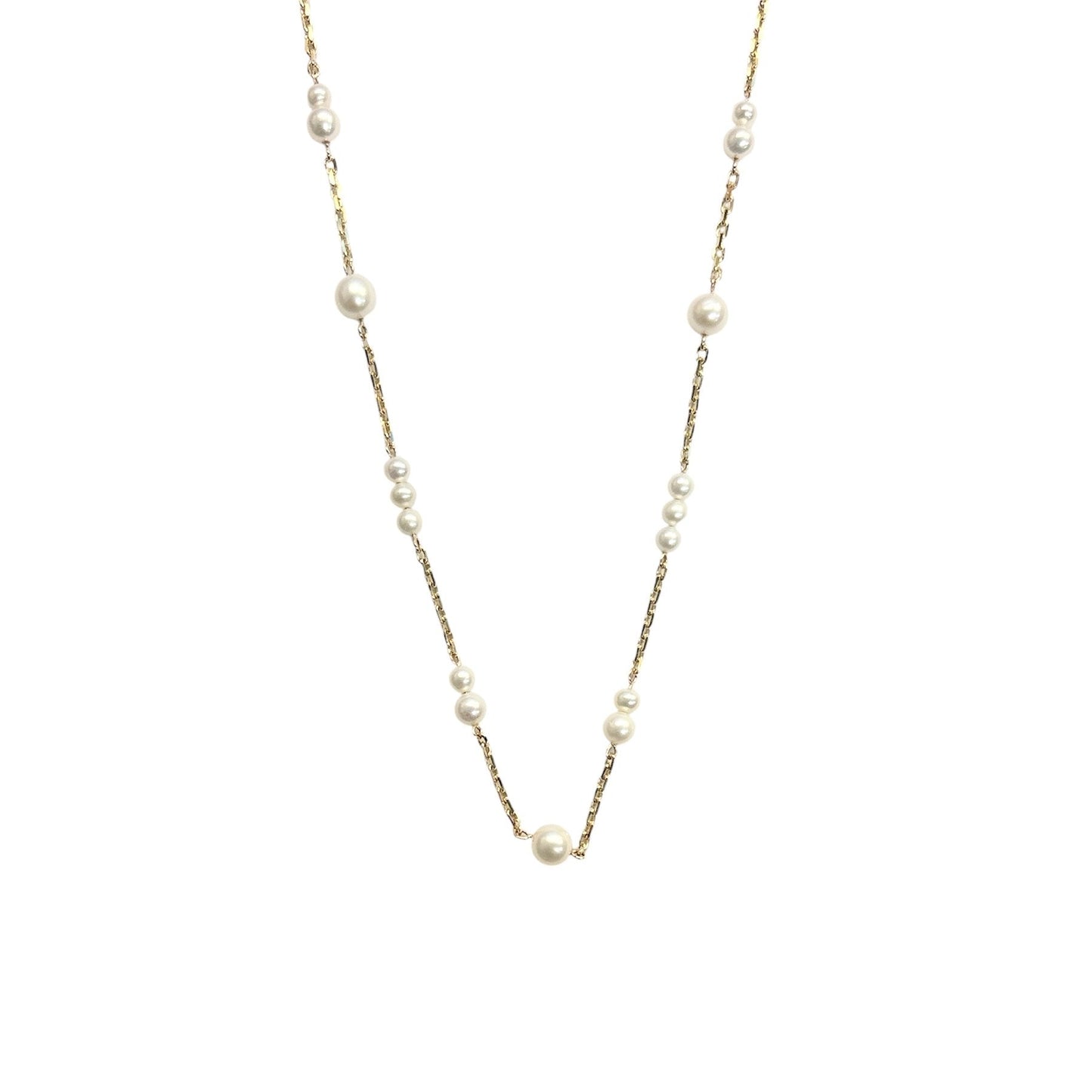 Scattered Pearl Necklace