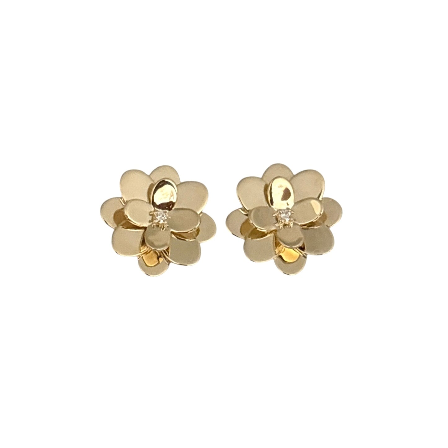 Small Flower Statement Earrings