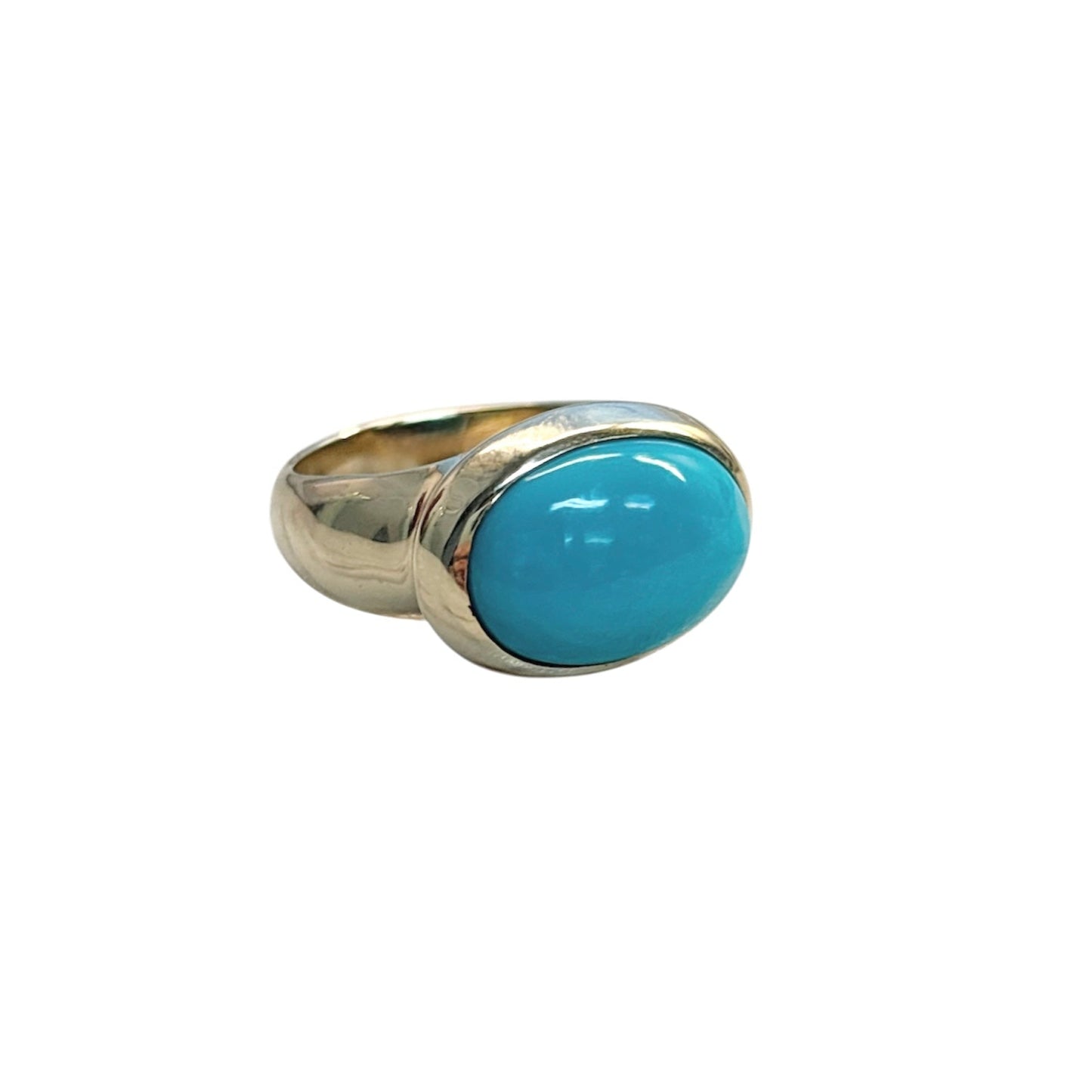 Bezel Set Turquoise Ring