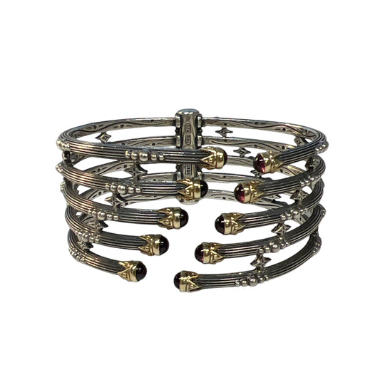 Five Row Rhodolite Cuff
