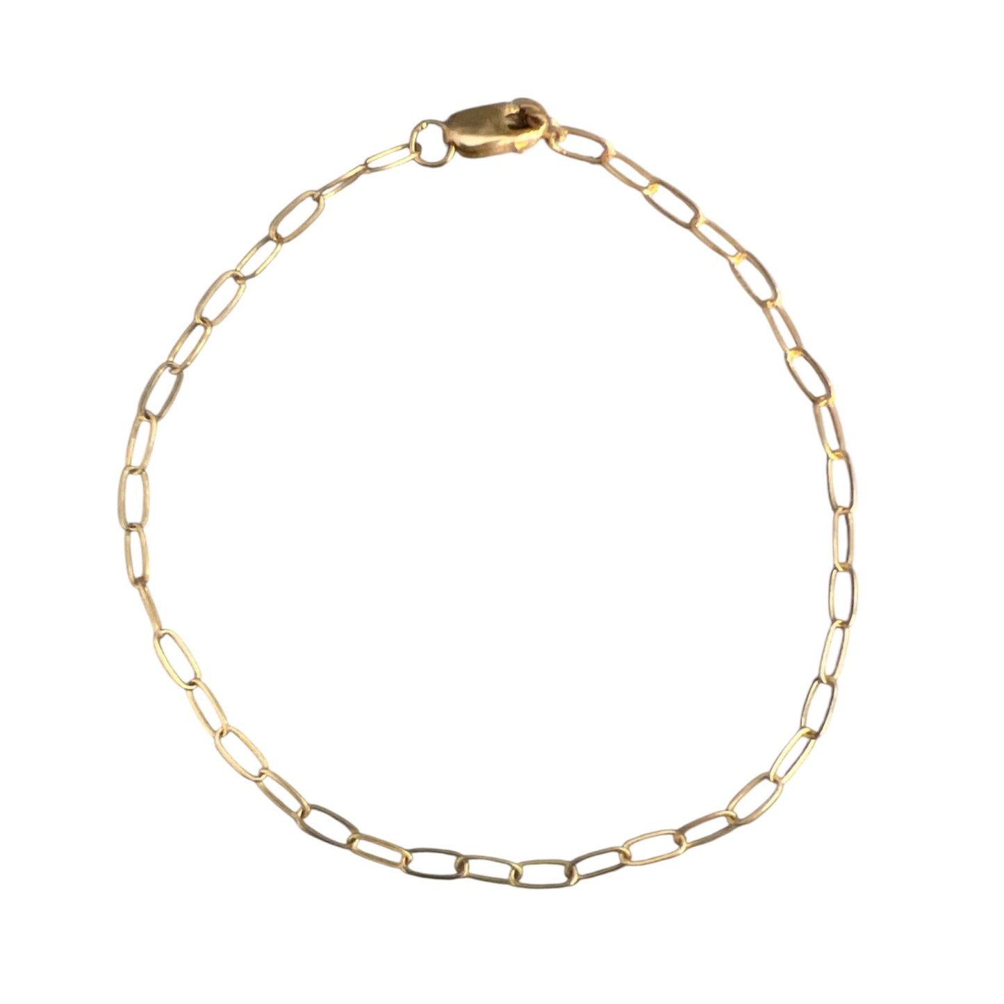 Mini Paperclip Chain Bracelet