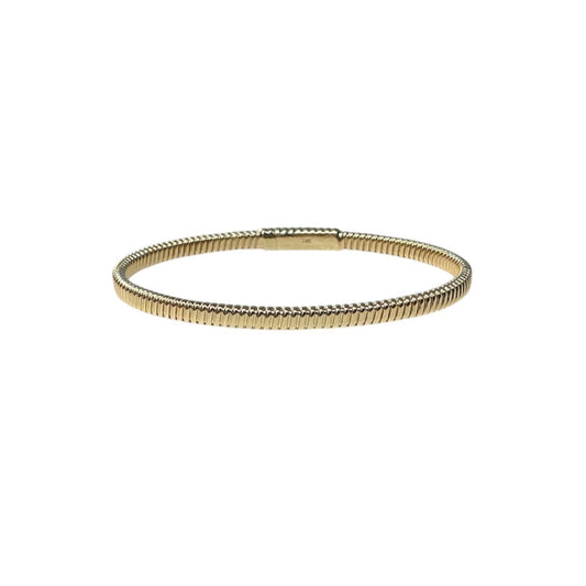 Flexible Gold Bangle Bracelet