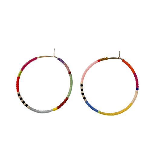 Large Rangi Hoop Earrings